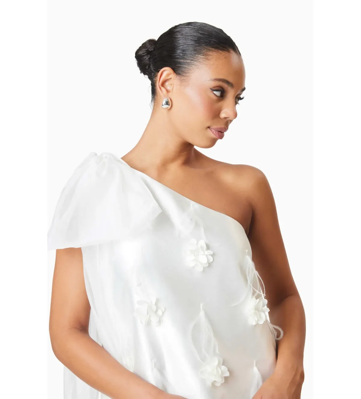 Elliatt Lunaria Baby Doll Dress White Size 10 - Image 2