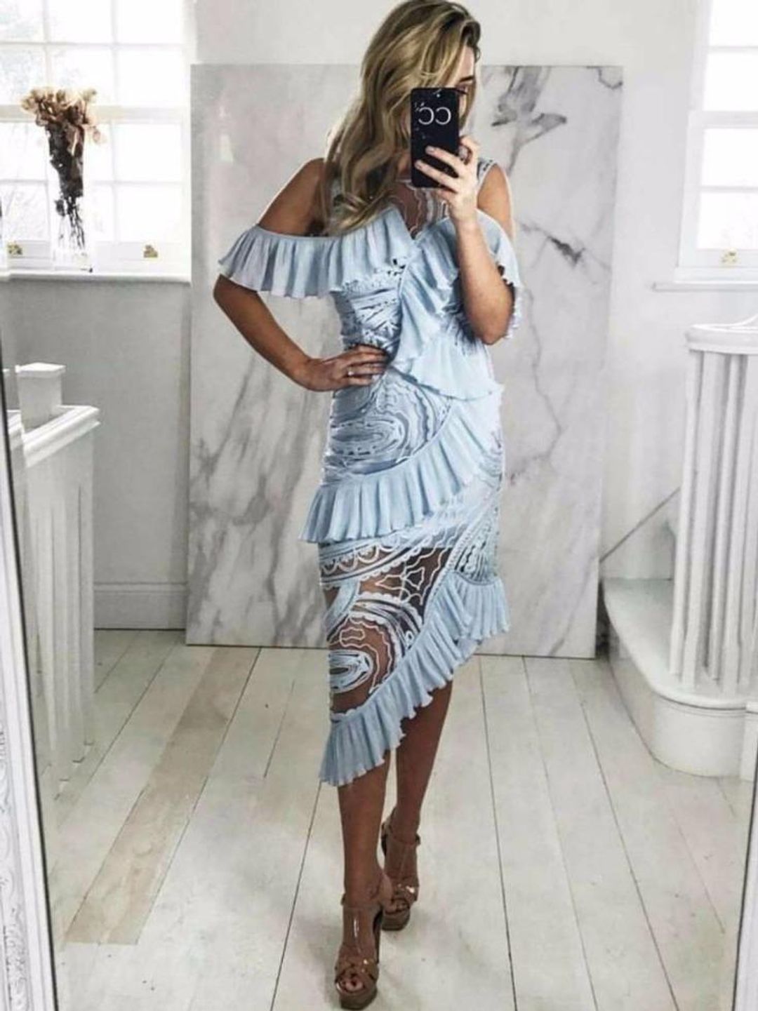 ALICE MCCALL BLUE LOVE ME LIKE YOU DO DRESS 8 for rent on The Volte - main image