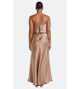 Bec & Bridge The Dreamer Overlay Dress Golden Size 10 for rent on The Volte - image 2