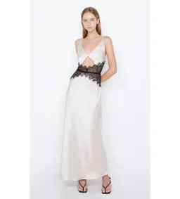 Bec & Bridge Camille Maxi Dress Sand/Black Size 10 for rent on The Volte - image 1