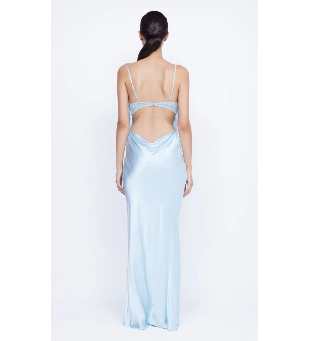 Bec & Bridge Arabella Backless Dress Blue Size 10 for rent on The Volte - main image