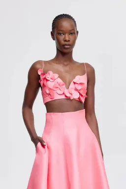 Acler Isla Top and Maxi Skirt Set Pink Rose Size 10 for rent on The Volte - image 4