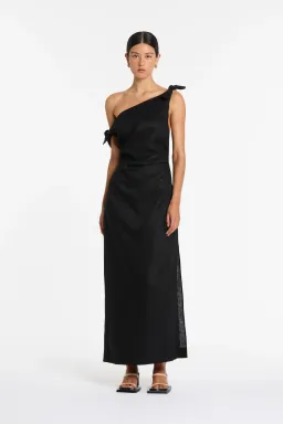 Sir the Label Bettina Off Shoulder Dress Black Size AU 8 for rent on The Volte - image 1