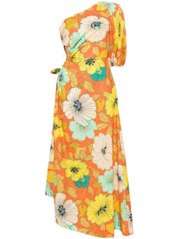 Alemais Piato Midi Dress Multi Size 12 for rent on The Volte - image 4