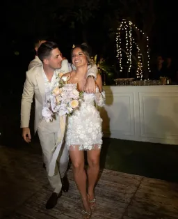 Rosie Etienne Isabelle Mini Dress White Size 8 for rent on The Volte - image 5