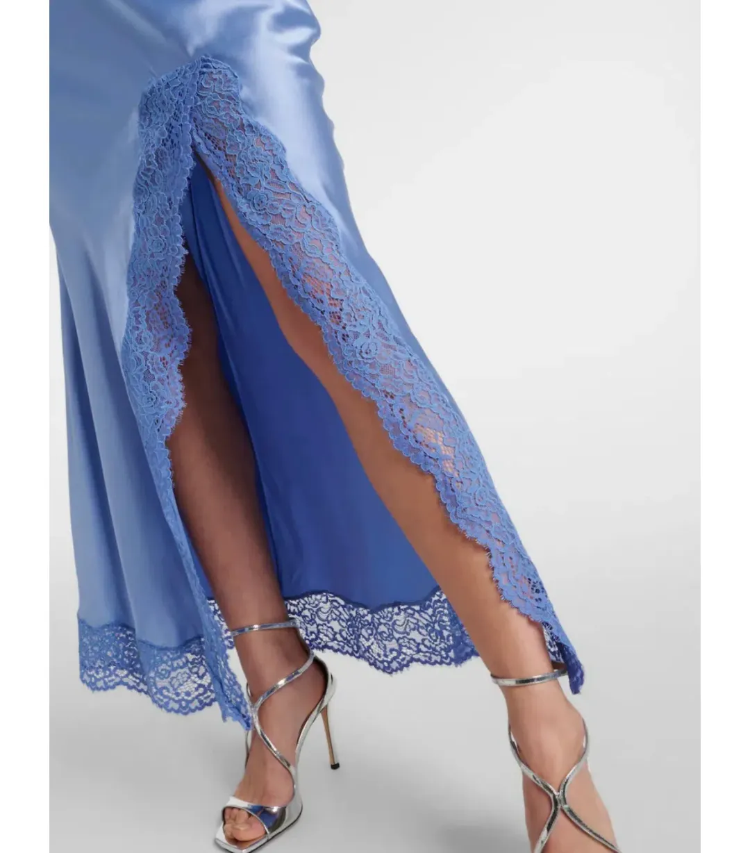 Rebecca Vallance Larisa Midi Dress Blue Size AU 10 for rent on The Volte - main image