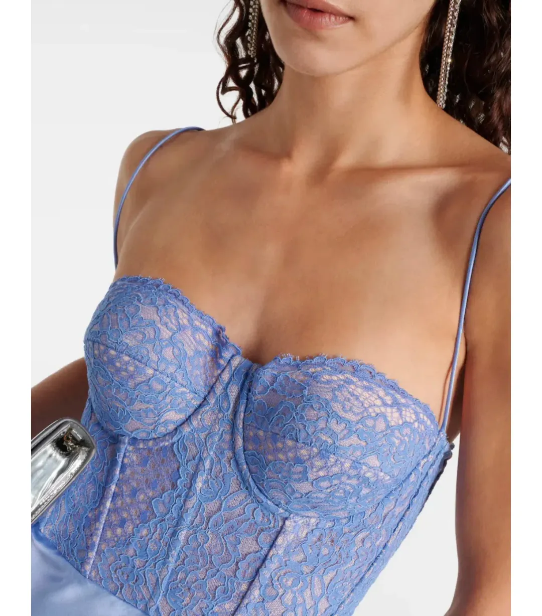 Rebecca Vallance Larisa Midi Dress Blue Size AU 10 for rent on The Volte - main image