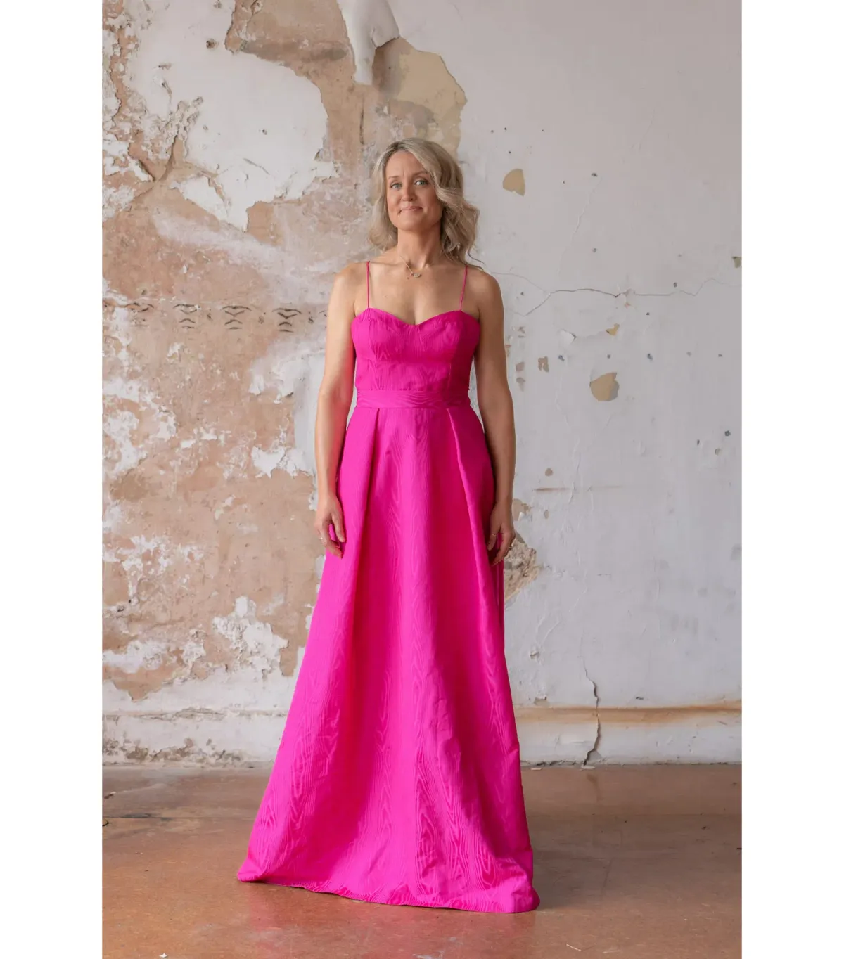 Rebecca Vallance Frenchy Gown Fuscia Pink Size AU 10 - Image 1