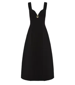 Aje Marisole Knit Midi Dress Black Size M / AU 10 for rent on The Volte - image 5