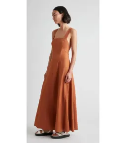 Camilla and Marc Anneli Maxi Dress in Dark Orange Size AU 10 for rent on The Volte - image 3