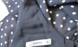 Sheike Alliance Blue Polka Dot Dress Navy 6 for rent on The Volte - image 4
