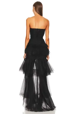 Michael Costello x Revolve Alai Gown Black Size 8 for rent on The Volte - image 3
