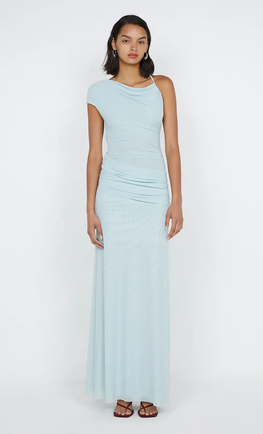 Bec & Bridge Alara Asym Dress Ocean Mist Size 8 for rent on The Volte - main image