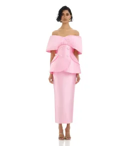 Eliya The Label Carmela Top and Maura Skirt Pink Size AU 8 for rent on The Volte - image 1