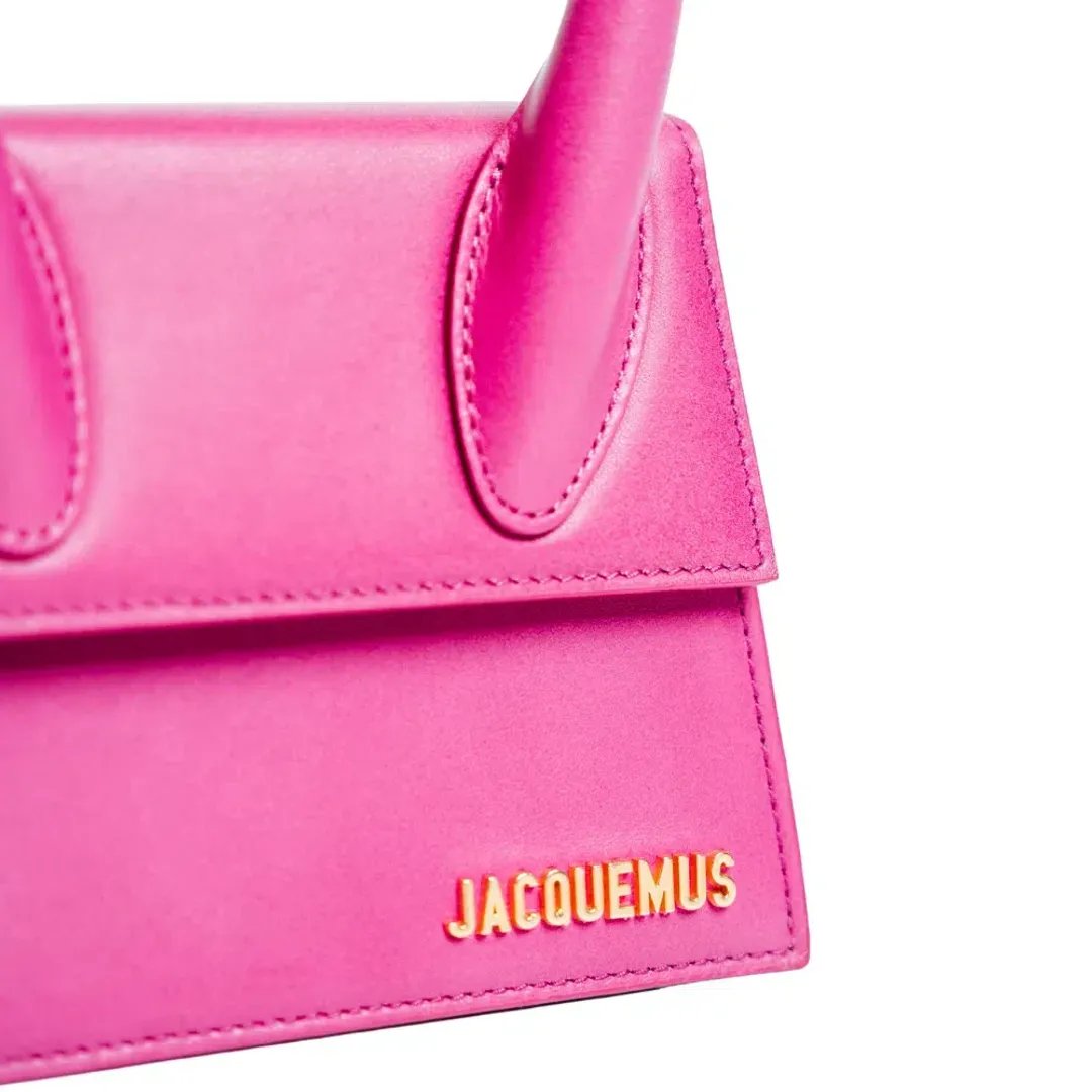 Jacquemus Le Chiquito Moyen Bag Pink for rent on The Volte - main image