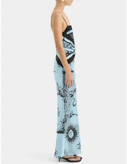 Sir the label Dreamwood Scarf Midi Dress in Brise Soleil Size 2 / AU 10 for rent on The Volte - image 2