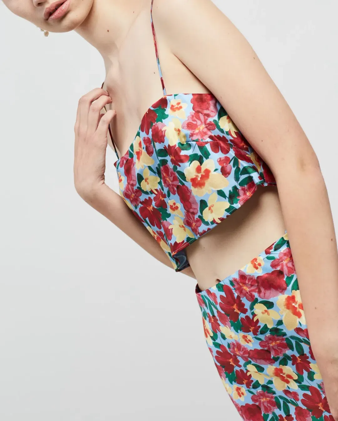 Bec & Bridge Lucette Cami and Skirt Floral Size AU 14 for rent on The Volte - main image