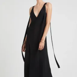 Lee Mathews Didion Dress Black Size 4 / AU 14 for rent on The Volte - image 4