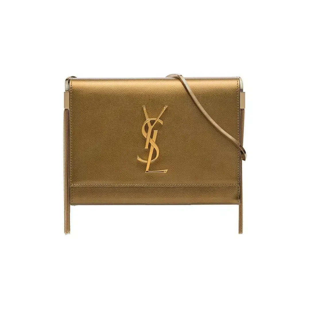 Saint Laurent Kate Box Bag Gold for rent on The Volte - main image