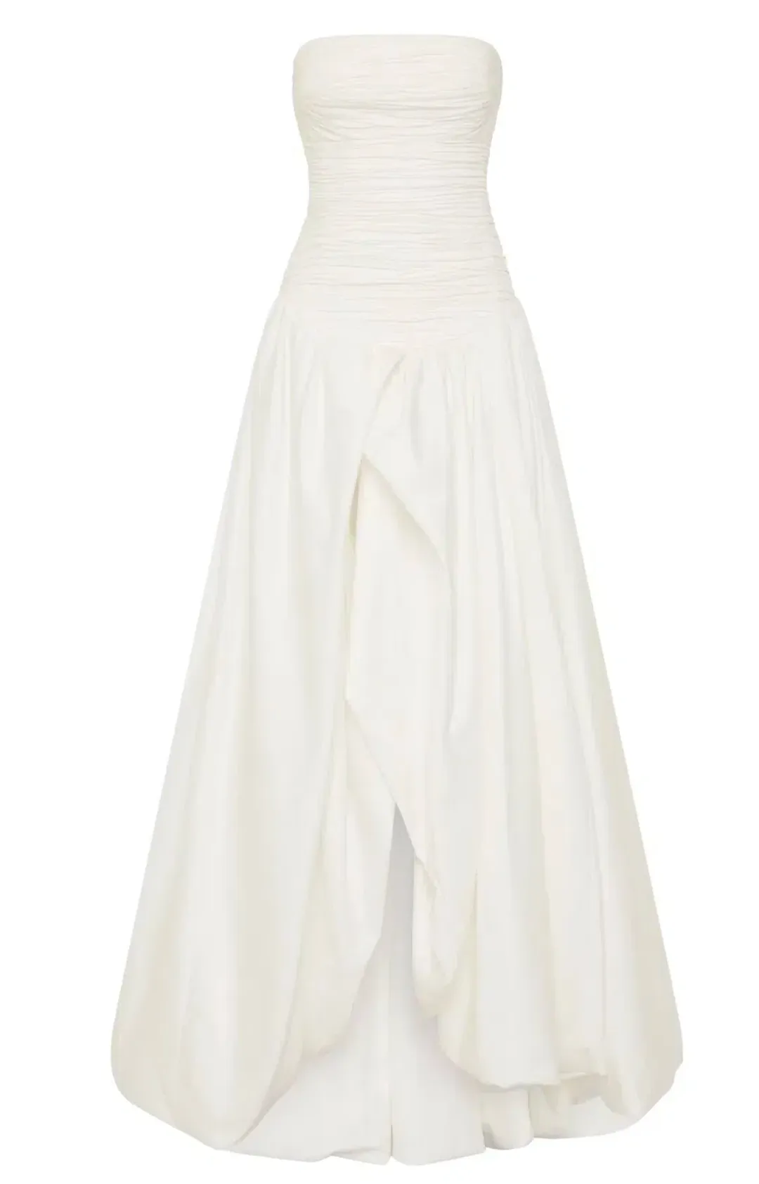 Aje Violette Bubble Hem Maxi Dress in White Size AU 6 for rent on The Volte - main image