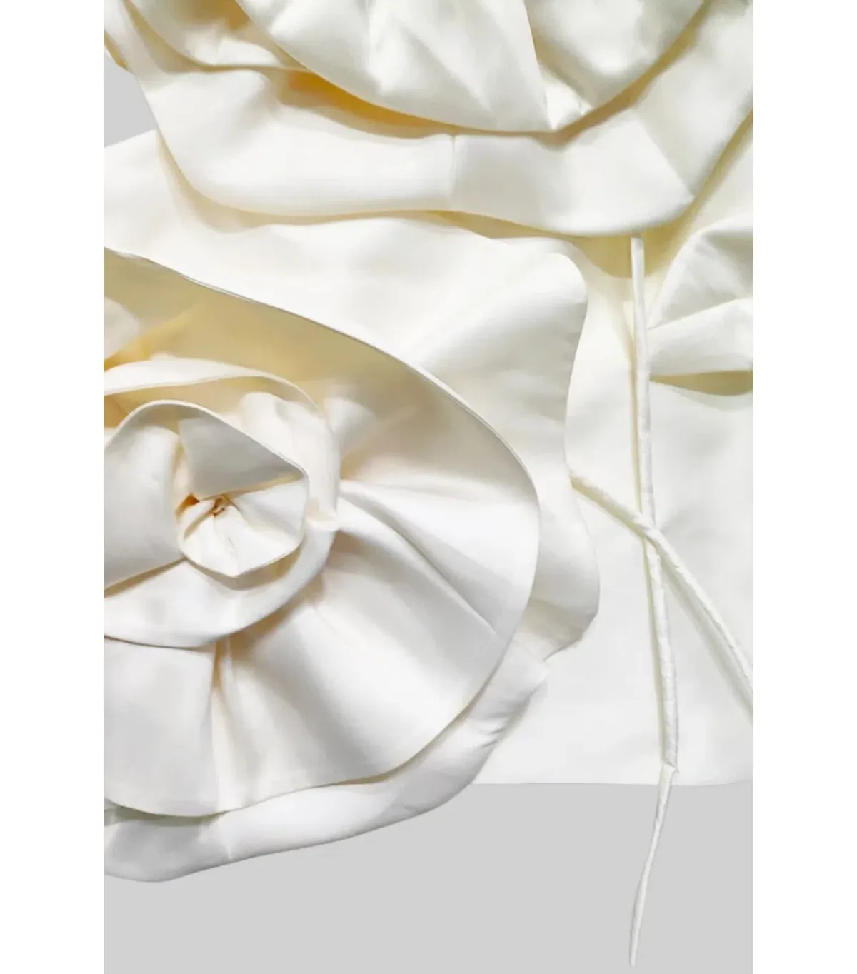 Sierra Darien Voluminous Flower Design Dress Silver Size AU 8 - Image 7