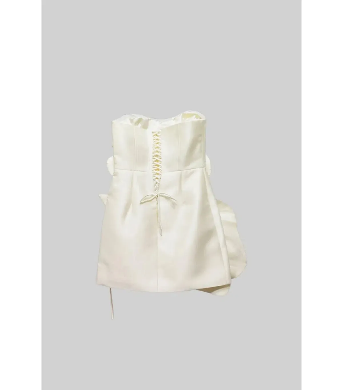 Sierra Darien Voluminous Flower Design Dress Silver Size AU 8 - Image 9