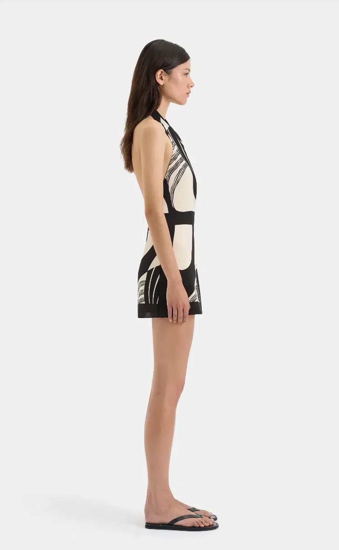 Sir the Label Realisme Wrap Halter Mini Dress - size 1 for rent on The Volte - main image