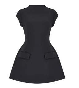Odd Muse The Ultimate Muse Cap Sleeve Mini Dress Black Size 10 for rent on The Volte - image 4