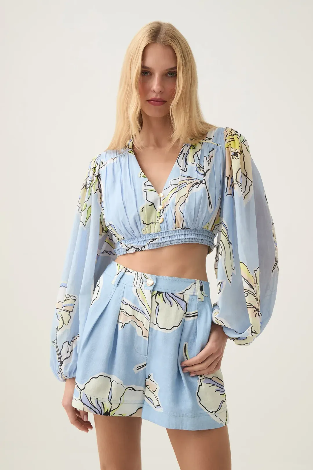 Aje Romantica Shirt + Short Size 12 for rent on The Volte - main image