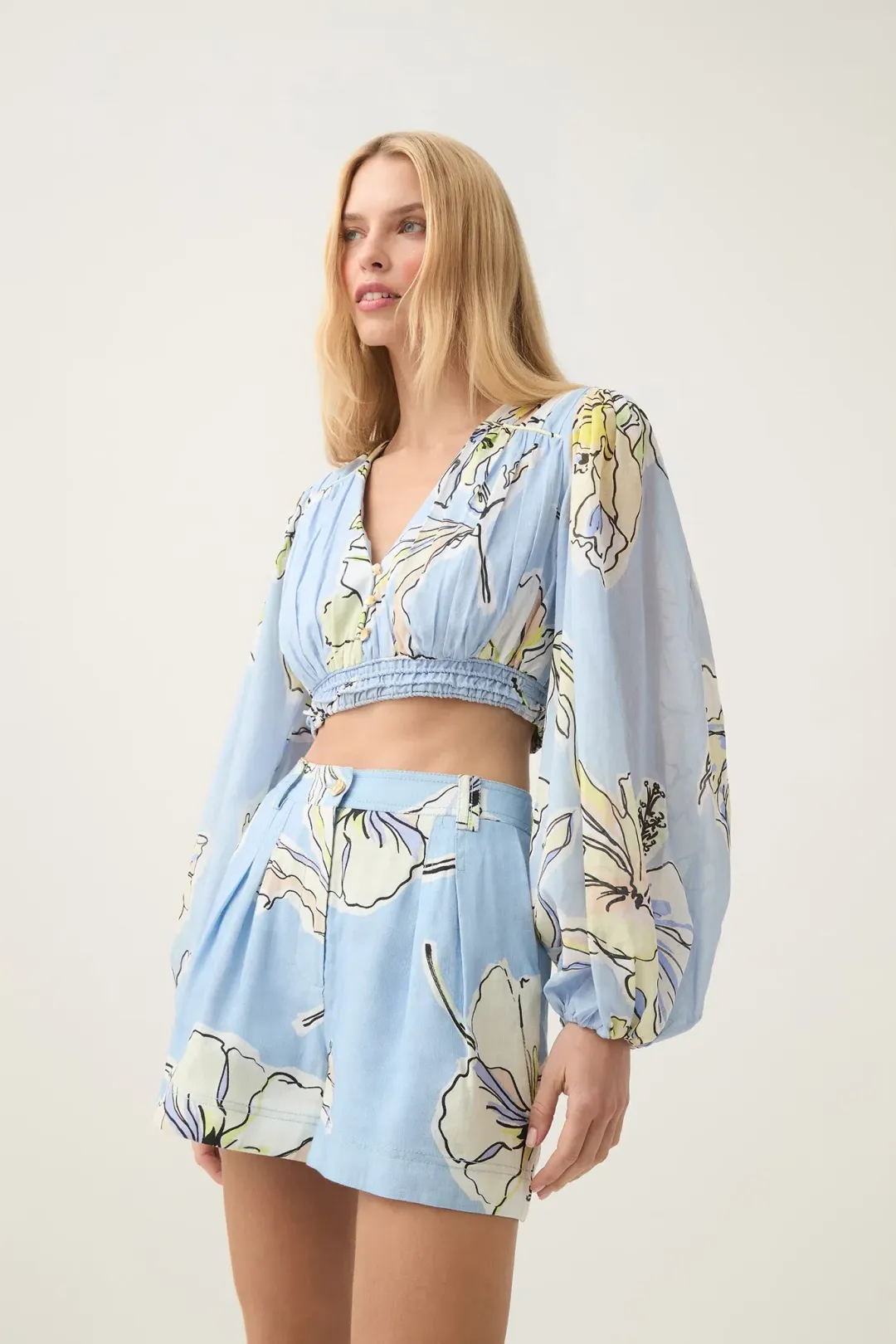 Aje Romantica Shirt + Short Size 12 for rent on The Volte - main image