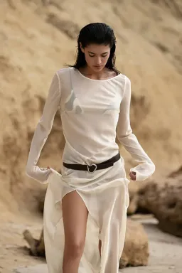 SIR THE LABEL STROBE LONG SLEEVE DRESS SIZE 2/ AU 10 for rent on The Volte - image 2