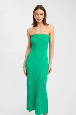 Kookai Serah Strapless Dress Green Size 10 for rent on The Volte - image 2
