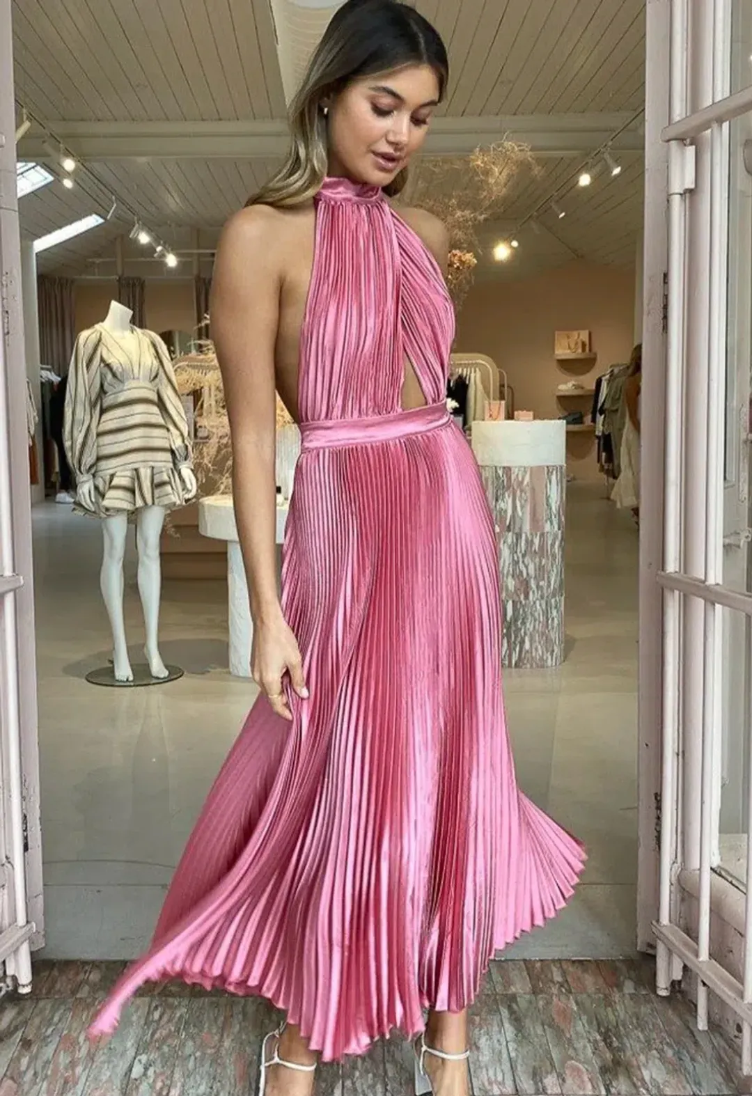 Lidee Renaissance Gown in Dusty Rose Size 6 for rent on The Volte - main image