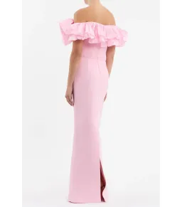 Rebecca Vallance Jenna Off Shoulder Gown Pink Size AU 4 for rent on The Volte - image 4