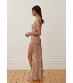 Arcina Ori Amelie Dress in Floral Mauve Size L / AU 12 for rent on The Volte - image 2