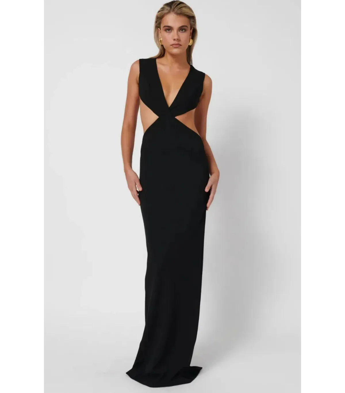 Effie Kats Valencia Gown in Black Size AU 8 - Image 1