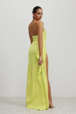 Lexi Samira Dress in Mojito Diamante Strap Size 8 for rent on The Volte - image 3