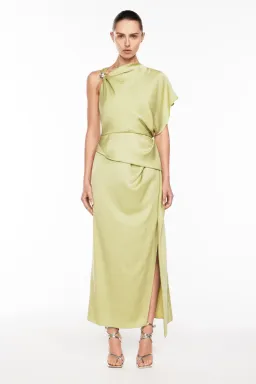 Manning Cartell Melodrama Asymmetric Dress Apple Green Size S / AU 8 for rent on The Volte - image 1