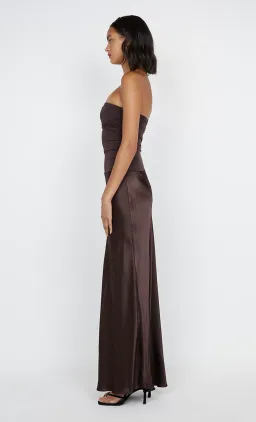 Bec & Bridge Dua Strapless Maxi Dress Dark Chocolate Size 10 for rent on The Volte - image 5