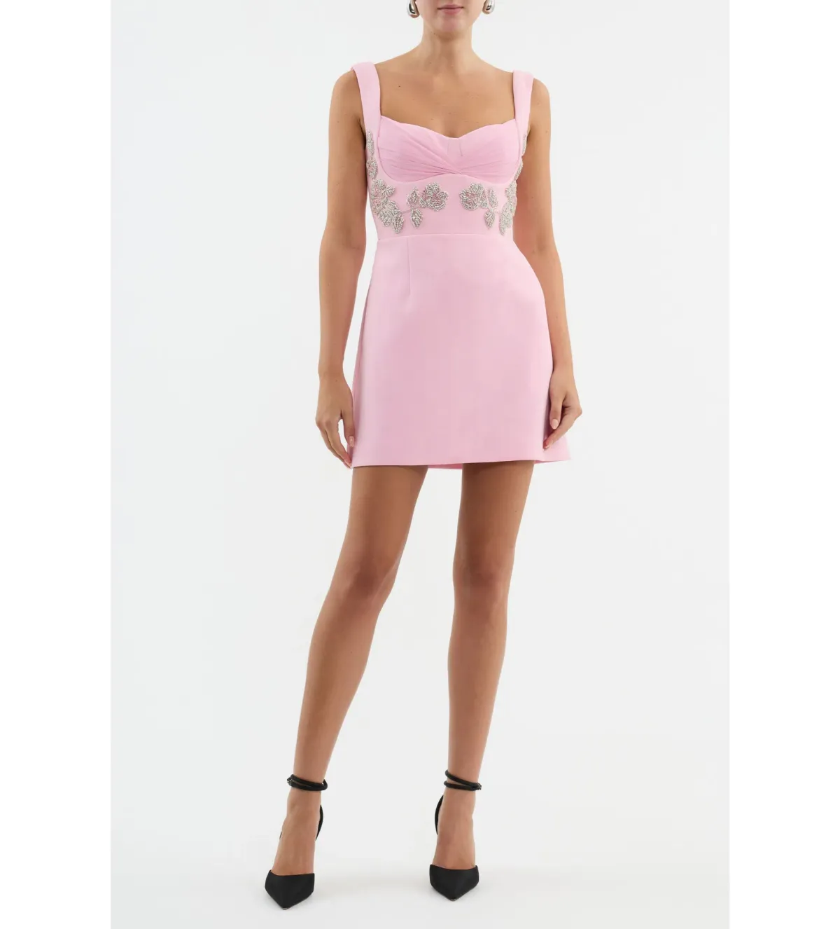 Jenna Bustier Mini Dress Pink Size 4 - Image 1