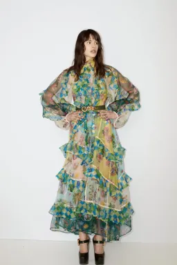 Alemais Guardian Ruffled Silk Organza Gown Size 10 Au for rent on The Volte - image 8