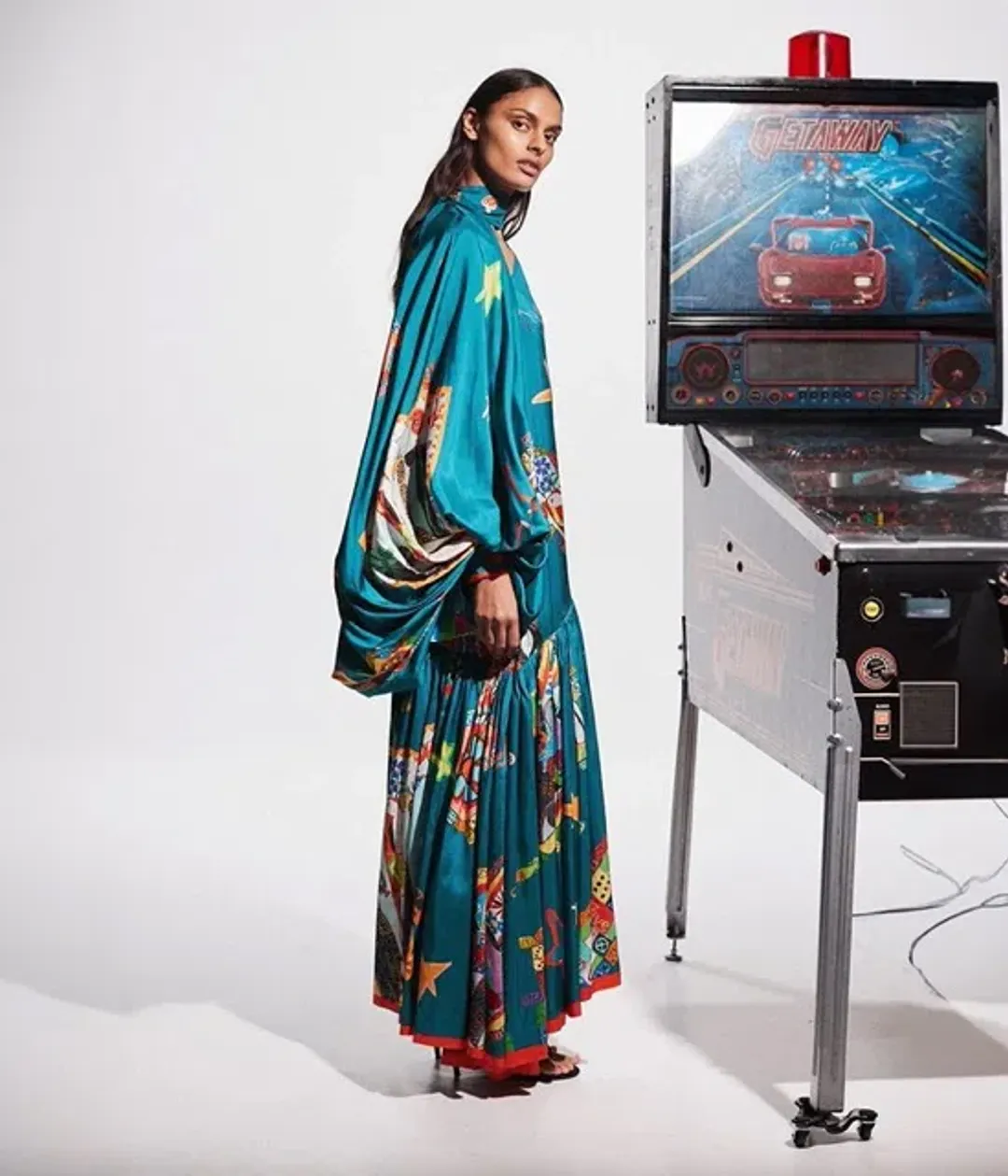 ALEMAIS Rollers Gown Multi Size 10 AU for rent on The Volte - main image