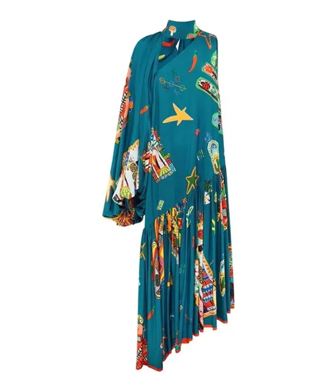 ALEMAIS Rollers Gown Multi Size 10 AU for rent on The Volte - main image