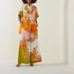 ALEMAIS Silas Shirt & Pant Set Floral Multi Size 10 for rent on The Volte - image 3