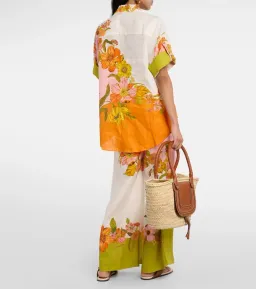 ALEMAIS Silas Shirt & Pant Set Floral Multi Size 10 for rent on The Volte - image 18