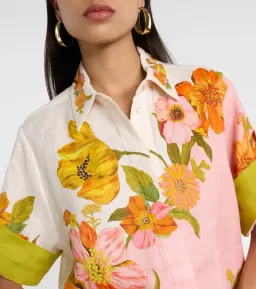 ALEMAIS Silas Shirt & Pant Set Floral Multi Size 10 for rent on The Volte - image 19