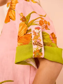 ALEMAIS Silas Shirt & Pant Set Floral Multi Size 10 for rent on The Volte - image 14