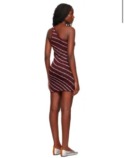 Gimagaus Irina Mini Dress Burgundy Size 6 for rent on The Volte - image 2