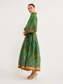 ALEMAIS Birdie Shirtdress in Jade Size 10 AU for rent on The Volte - image 3