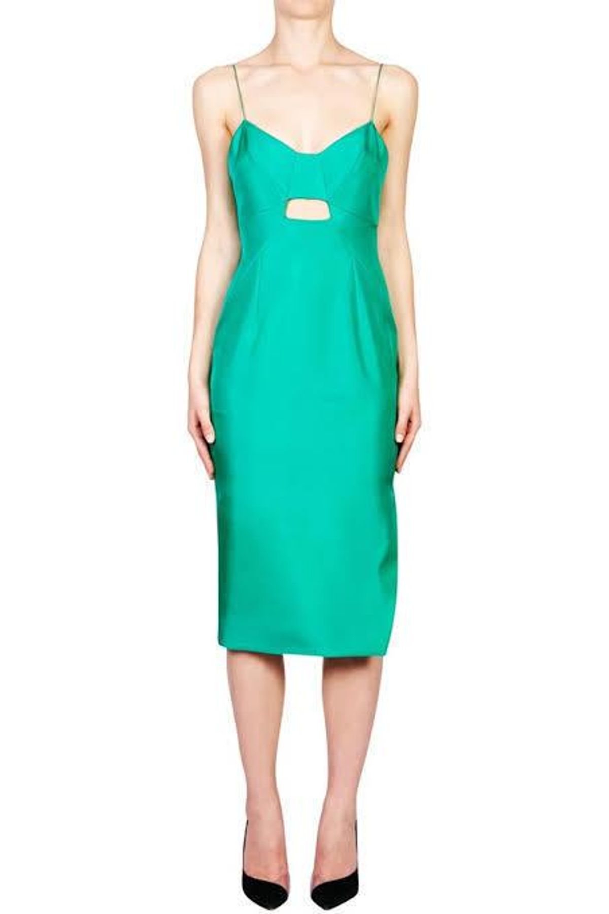 Nicholas Bonded Silk Diagonal Dress - Image 2